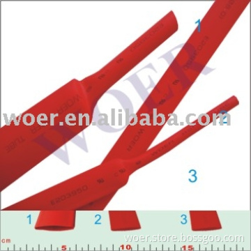 Halogen Free Flame-retardant Normal Wall heat Shrinkable Tube: Red